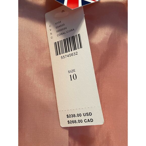 Anthropologie x Helen Berman Tangerine Dream Tweed Jacket size 10 NEW - Picture 7 of 9